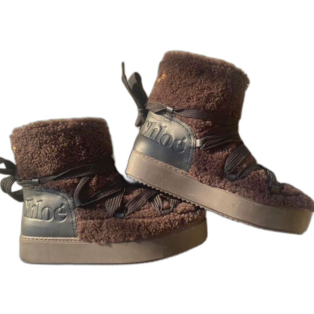 SEE BY CHLOE Brown Charlee Ankle Boots - Picture 4 of 15